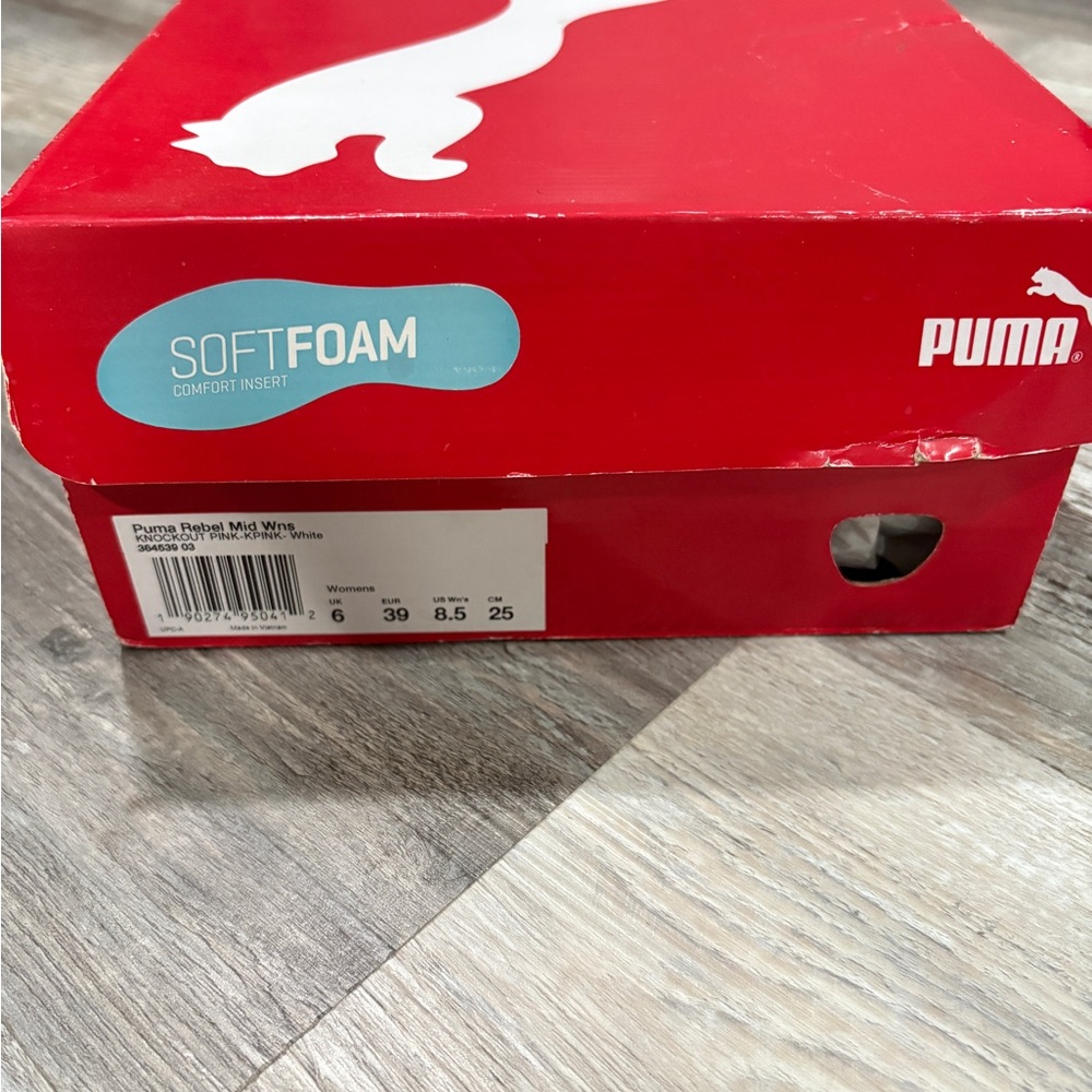 Pink Puma shoes